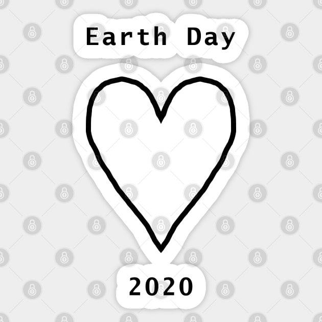 Heart for Earth Day Sticker by ellenhenryart